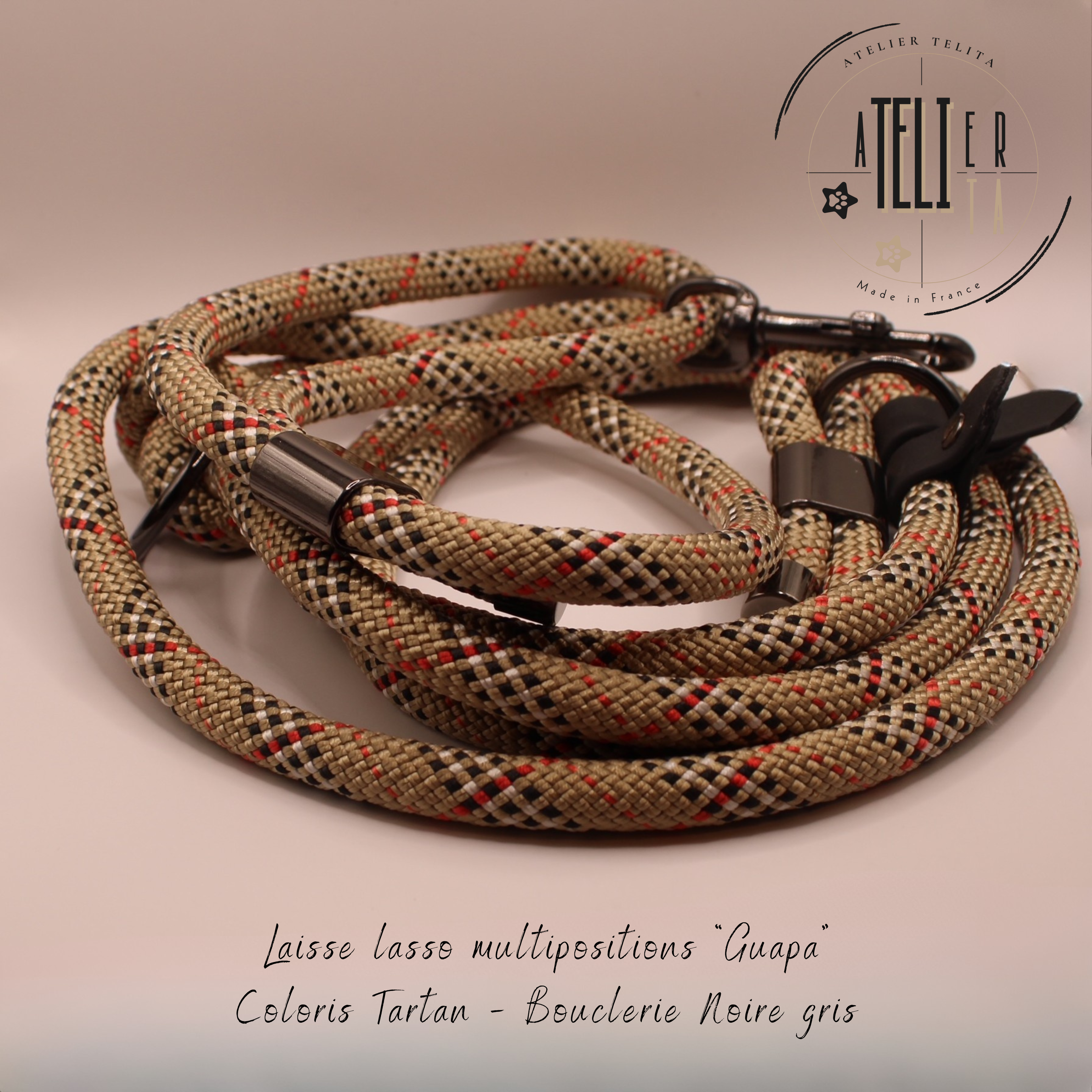 Le Tartan en laisse longue Lasso Guapa