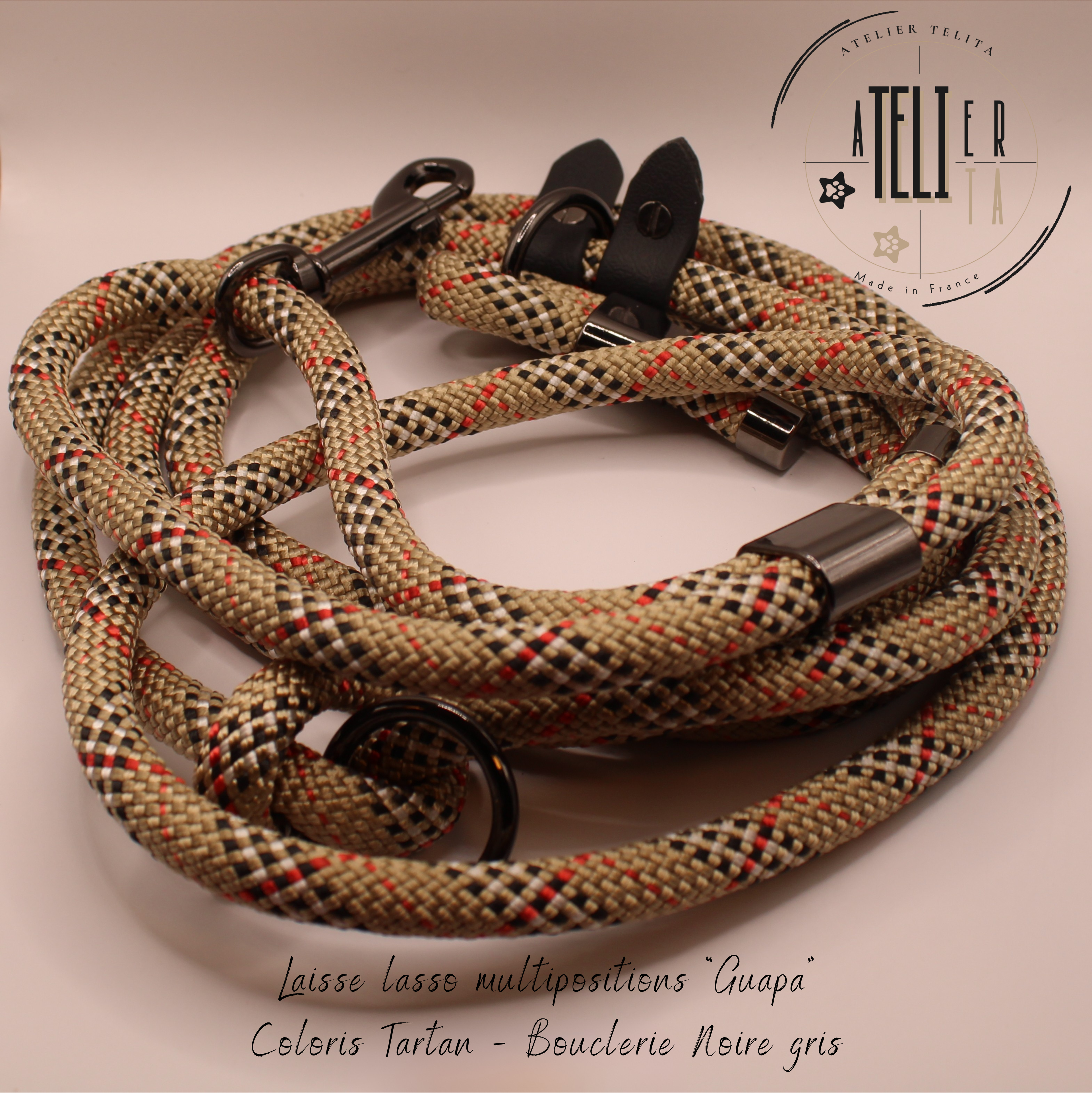 Le Tartan en laisse longue Lasso Guapa