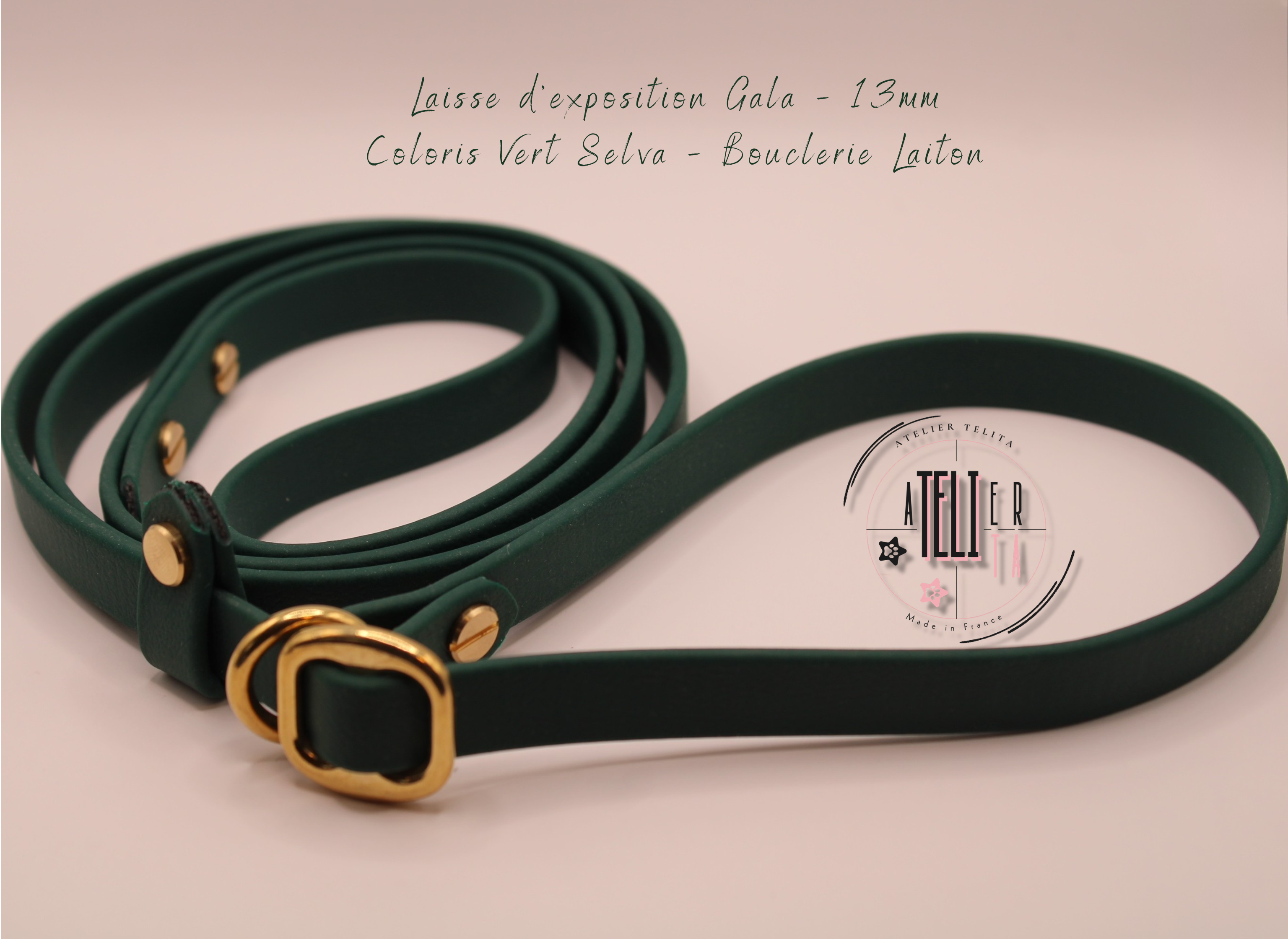 La laisse d'exposition Gala - Vert Selva